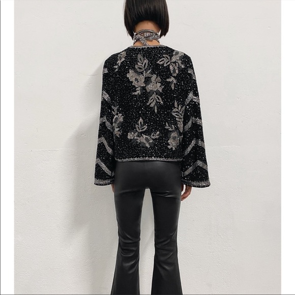 ZARA NWT LIMITED EDITION EMBROIDERED JACKET 🔥 - Picture 7 of 12